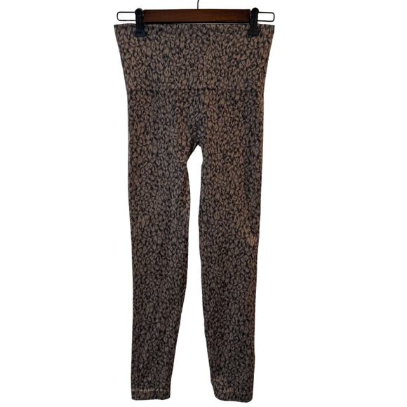 Spanx Women’s Leopard Print Leggings Size L - Picture 1 of 4